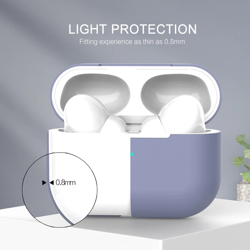 Dropship ТПУ мягкий силиконовый для Apple Airpods Pro беспроводной Bluetooth защитный чехол
