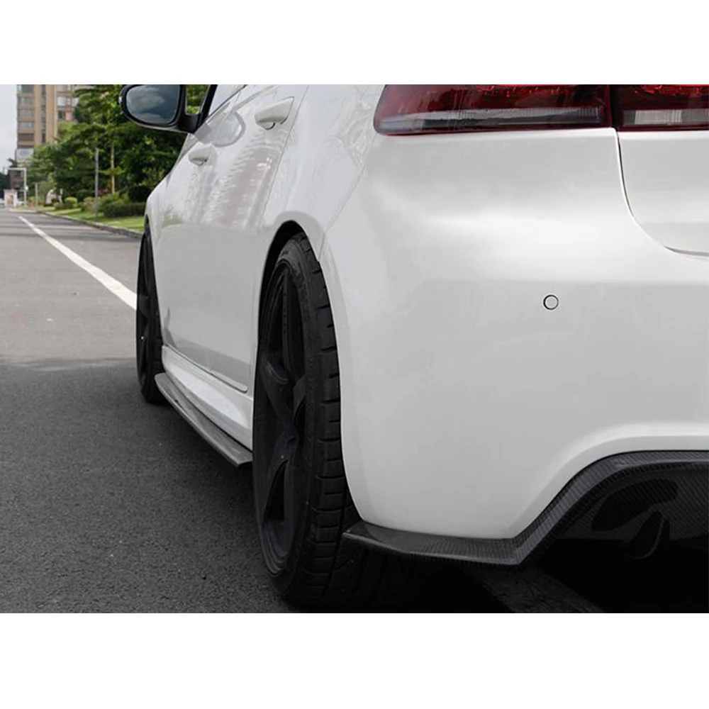 Боковые юбки из углеродного волокна для автомобиля фартук губ Для VW Age Golf 6 VI MK6 R20 R