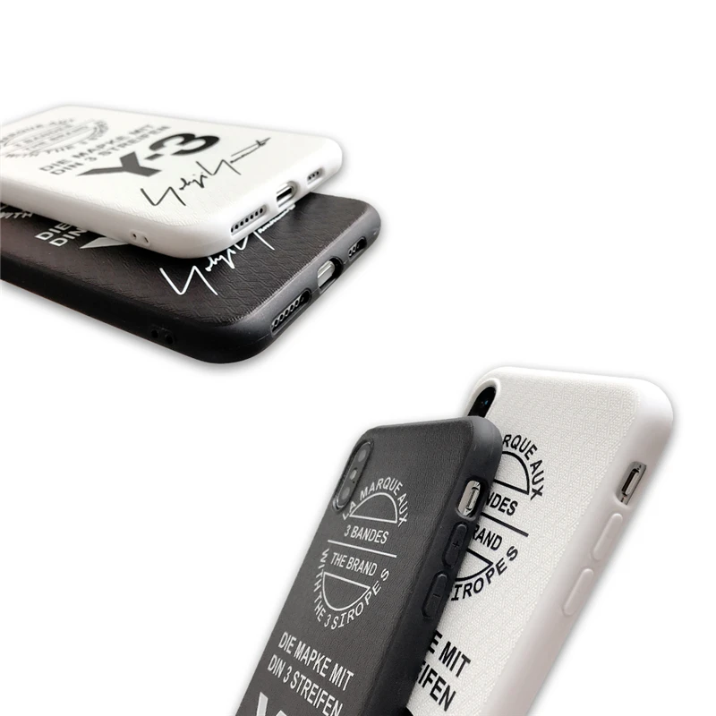 Hot Japan Stylish brand cover case for iPhone 13 Pro X XS XR Max 8 7 6 plus luxury signature 3D relief couple soft Phone coque