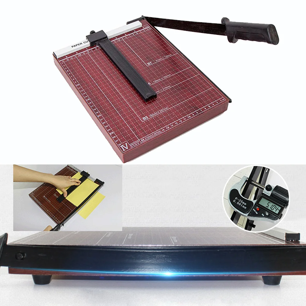 Гильотина для резки бумаги Регулируемый направляющий резак триммер A4/B5/A5/B6/B7