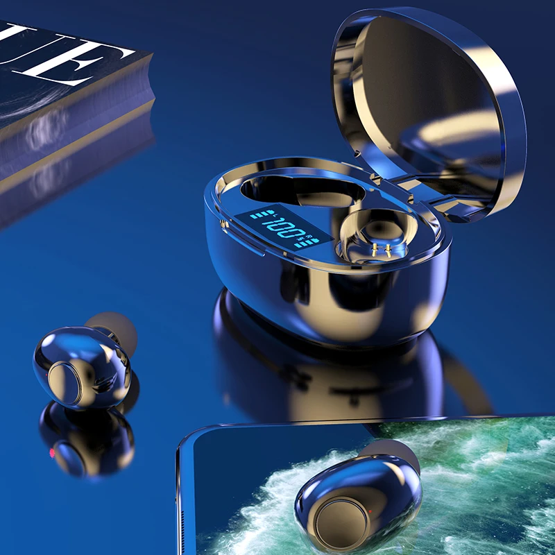 Настоящая беспроводная гарнитура 5 0 TWS мини наушники водонепроницаемые в ухо