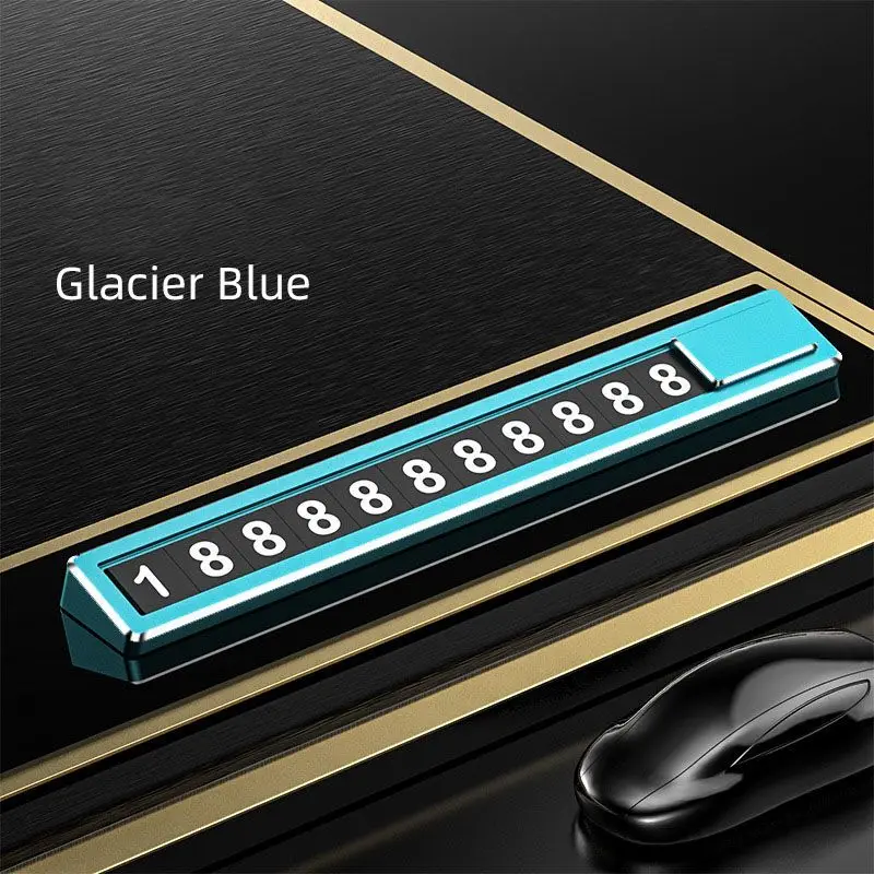 Карта временной парковки из металлического сплава табличка с номером телефона