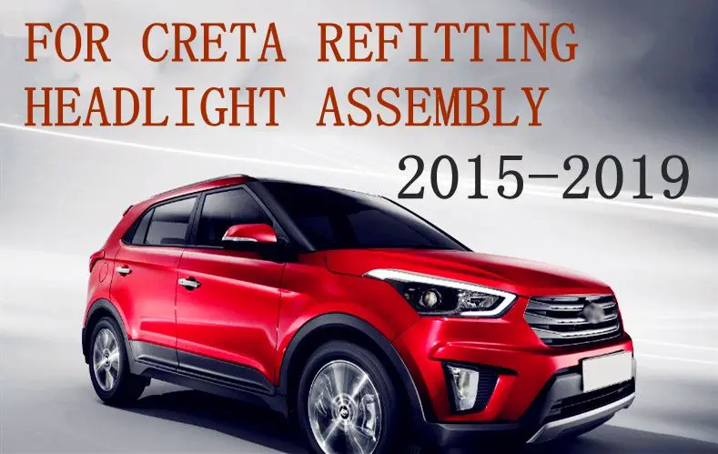 Vland завод для фар автомобиля для IX25 фара для Creta светодиодный передний фонарь с подключением и воспроизведением
