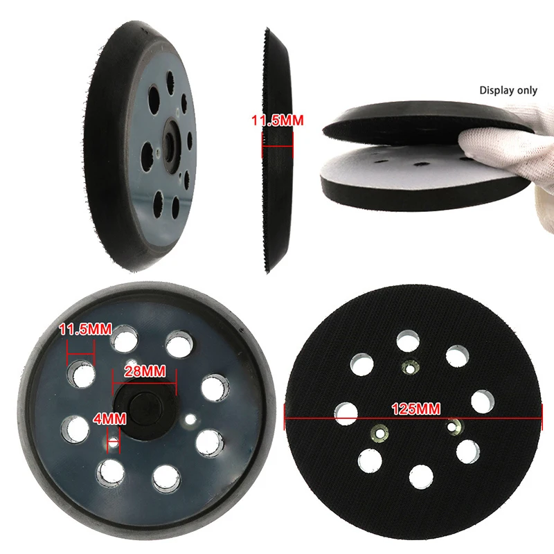 

125mm 8 Hole Sanding Disc Sander Polishing Pad Sandpaper Round Shape Discs Hook Loop Sanding Paper Buffing Sheet Sandpaper