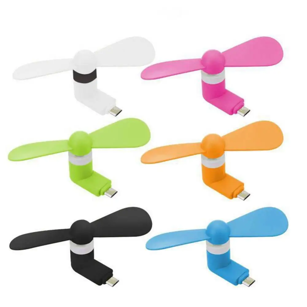 

Bluelans Summer Mini Portable Mute OTG Micro USB Mobile Phone Air Cooling Fan for Android