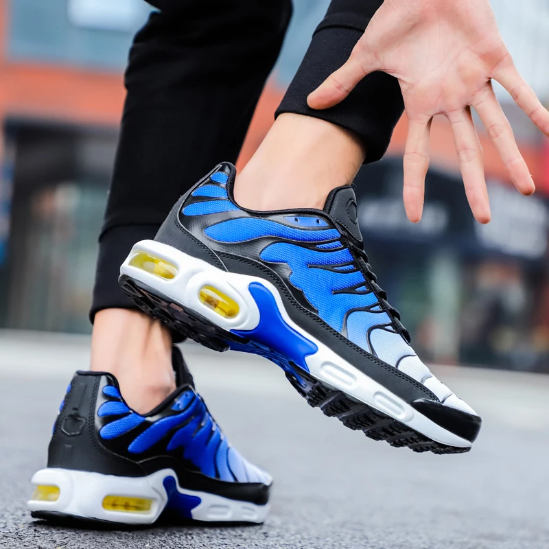 

Fashion Men Running Shoes Air Cushion Sneakers Men Big Size Lightweigh Walking Sneakers Breathable Sport Tennis Shoes for Women