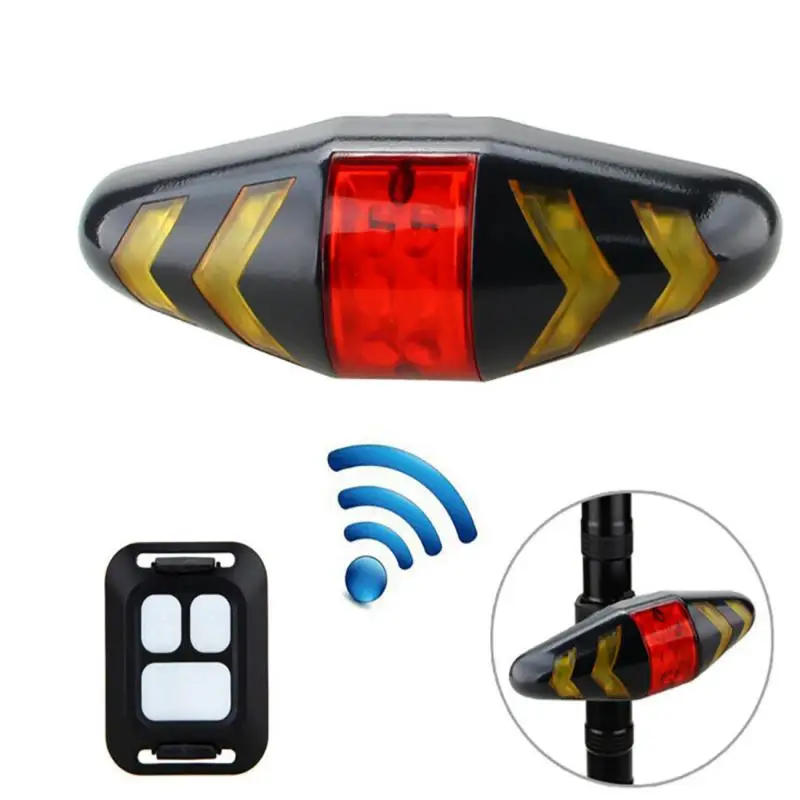 

Bicycle Turn Signal Lights Waterproof Rear Lamp Wireless Bicycle Warning Light LED Taillight Bike Easily Installation Cycling