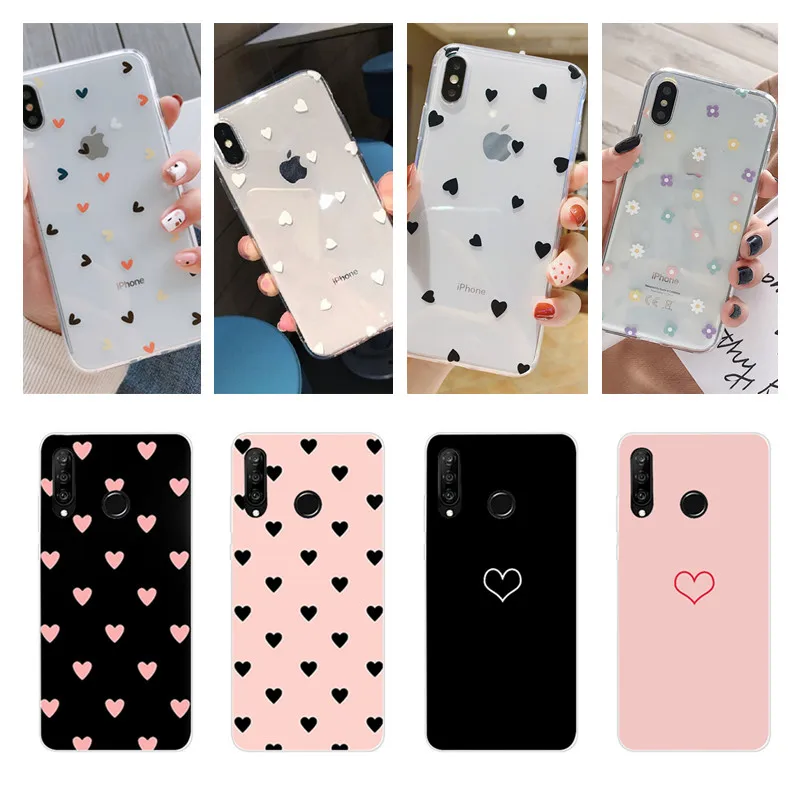 Силиконовый чехол для Huawei P30 Lite мягкий из ТПУ телефона Mate 20 P20 Pro Honor 8X Y6P Y6 Y9 Prime 2019