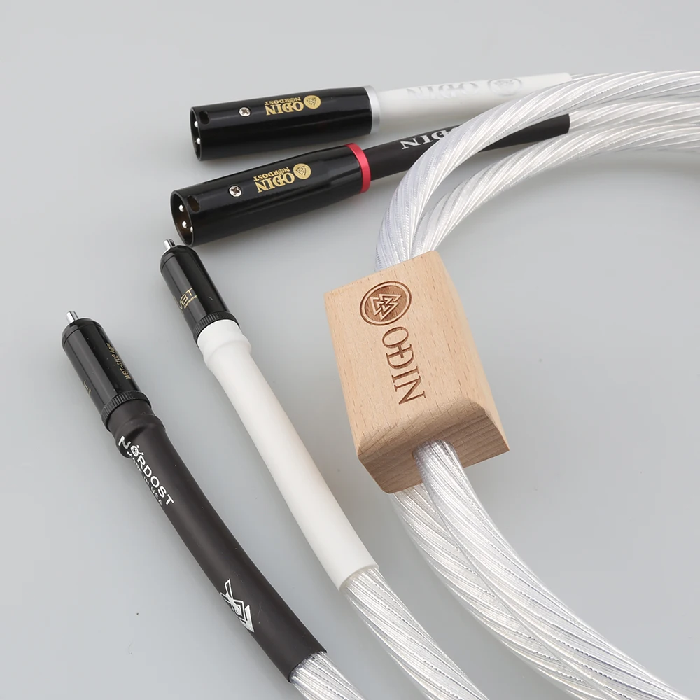 Hi-Fi аудио кабель Hi-end посеребренный экран Odin Nordost удлинитель из углеродного
