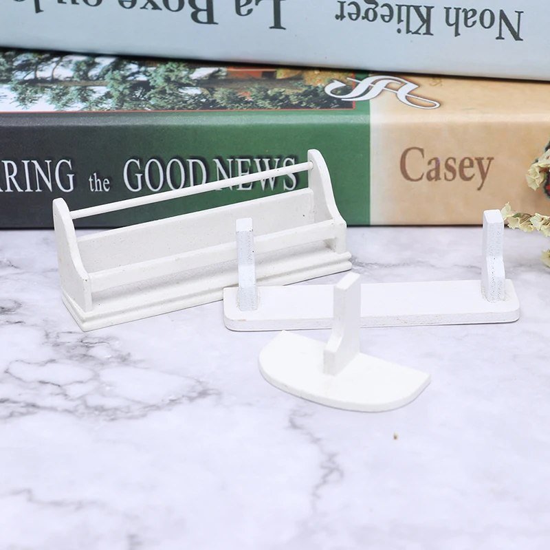

1 Pc 1:12 Doll House Wall Shelf Miniature Furniture For Dollhouse Wooden Wall Shelf For Dollhouse Decals
