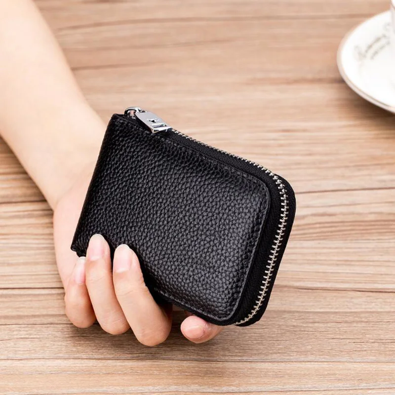 Лидер продаж мужские бумажники из натуральной кожи 12 держателей для карт Женский