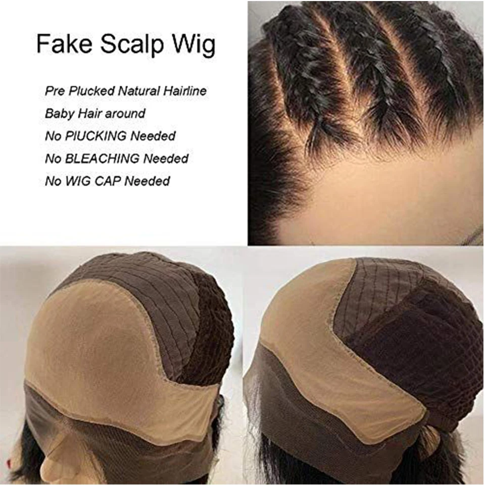 Парик из искусственных волос 13*4 на кружеве человеческие волосы парики