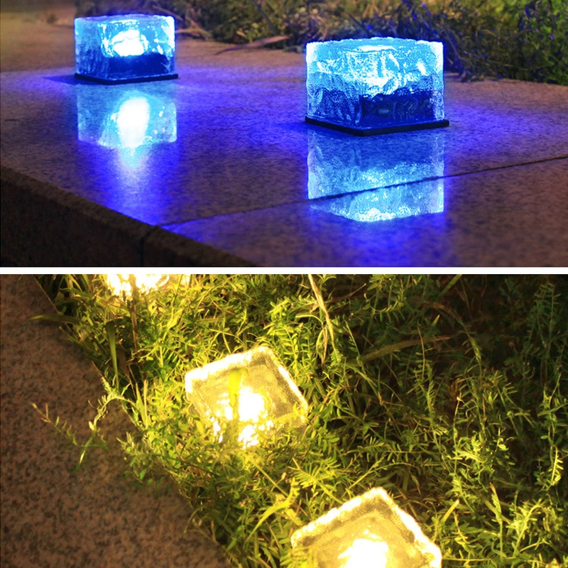 Водонепроницаемый светодиодный солнечный светильник Лед Кирпич пол плиточный
