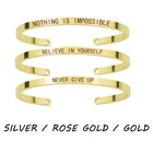 Цитата Черчилля никогда не сдавайся, мотивирующая искусственная нержавеющая сталь, цитата никогда не сдавайся, ювелирные изделия, драгоценности