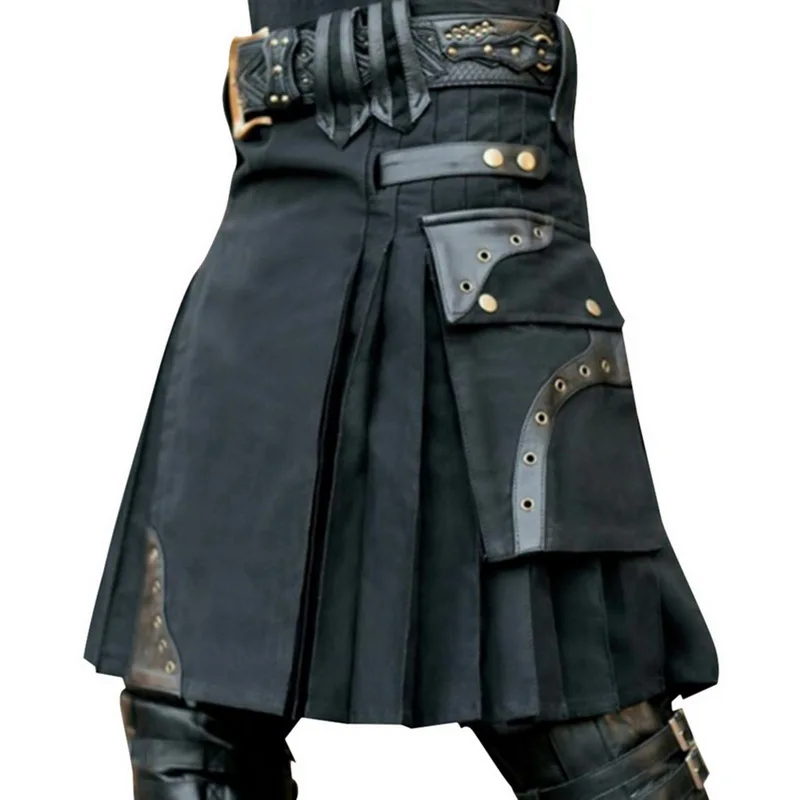 Новая шотландская традиционная Мужская юбка Kilt металлическая индивидуальная с