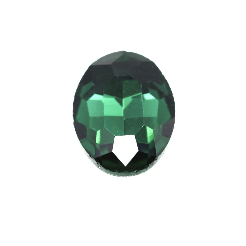 10 шт./упак. 3D ногтей Стразы блестящая Цвет Стекло Камень Кристалл Овальный острым