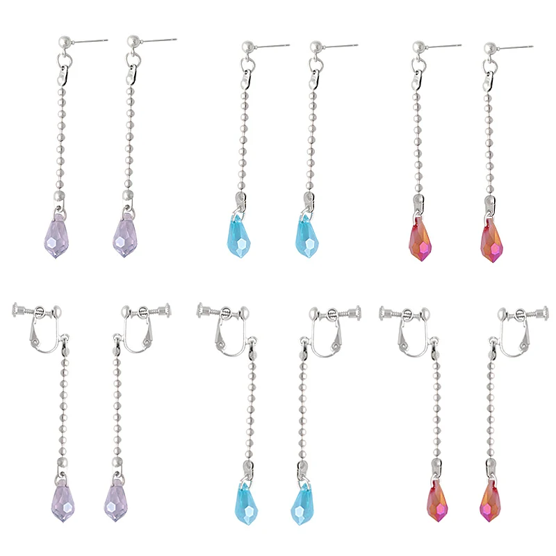 Серьги-клипсы Kurapika в форме капли из аниме Hunter X для фанатов клипсы ушей с