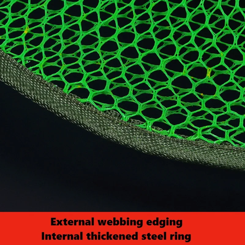 

Portable fishing net Fish storage Fishing accessories Steel ring folding fish cage Fishing trap