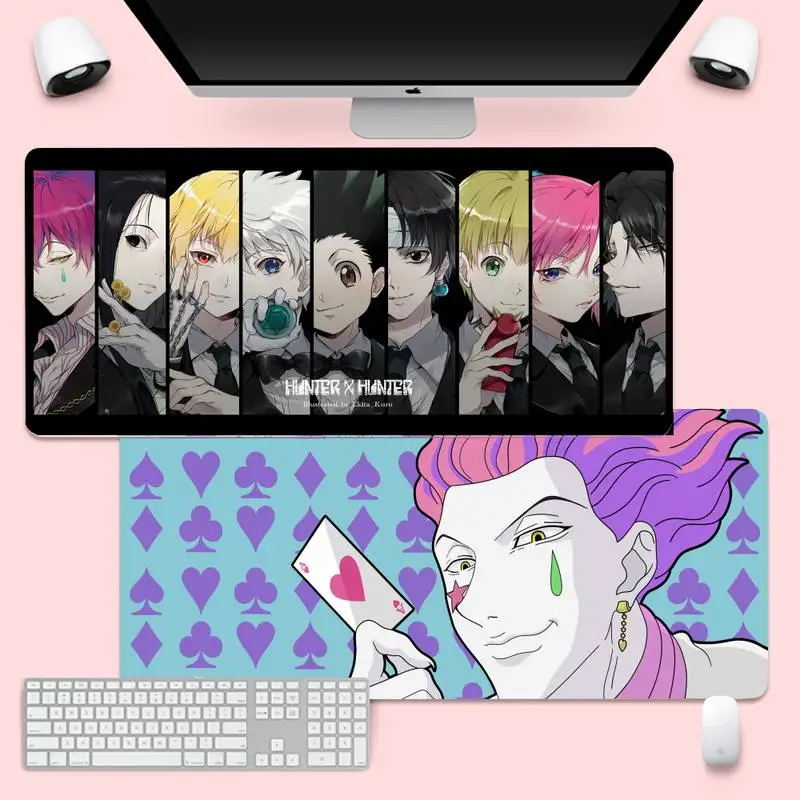 

Hisoka Hunter Comfort Mouse Mat Gaming Mousepad XL Large Gamer Soft Keyboard PC Desk Mat Takuo Anti-Slip Comfort Pad