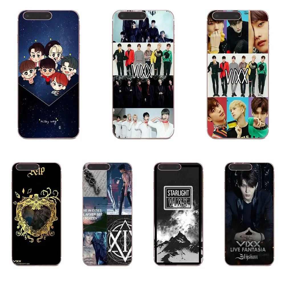 Распродажа мягких Kpop Vixx для Samsung Galaxy A10 A20 A20E A3 A40 A5 A50 A7 J1 J3 J4 J5 J6 J7 2016 2017 2018|Бамперы| |
