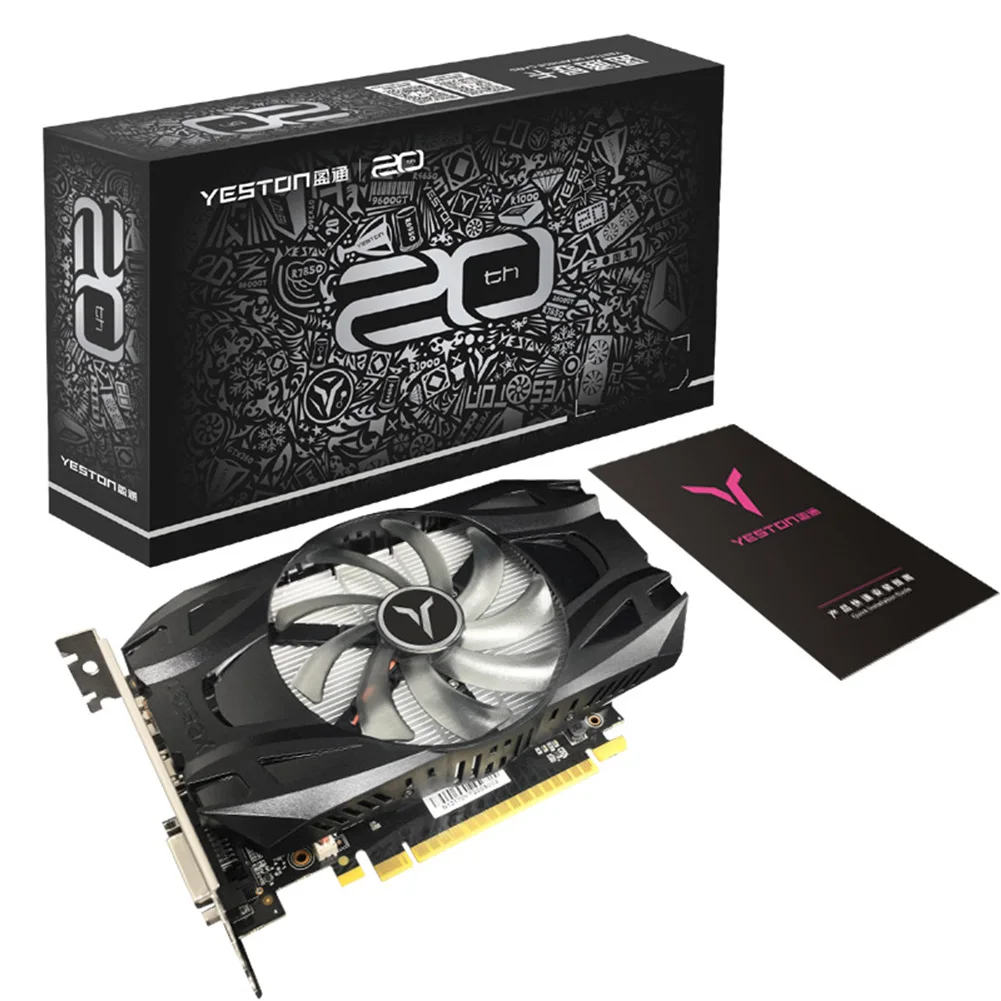 Видеокарта Yeston GTX 1050 Ti для компьютера графическая карта GDDR5 4 Гб 128 бит PCI-Express GPU
