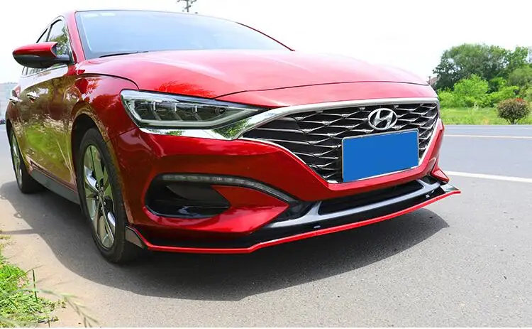 Задний спойлер для Hyundai LAFESTA 2016 2018 задний EC ABS диффузор переднего бампера|Спойлеры