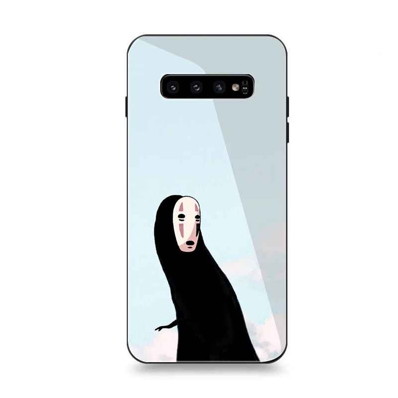 Чехол для телефона Стекло samsung A10 A20 A30 A40 A50 A60 A70 S7 край S8 S9 S10 плюс Безликий человек |