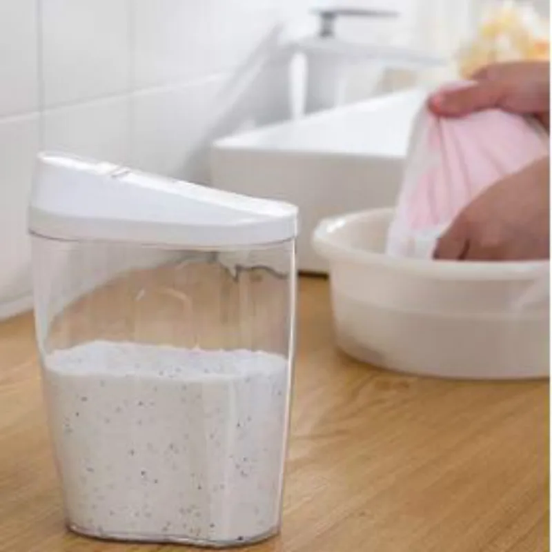 Домашняя многофункциональная коробка для стирального порошка ящик хранения