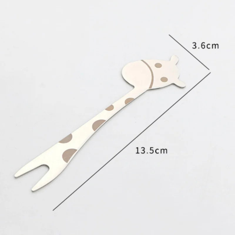 Нержавеющая сталь цвета радуги ложка с длинной ручкой и вилки совок для супа