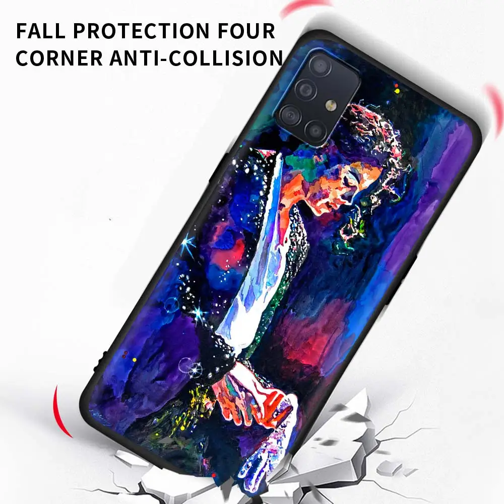 

Jackson Singer Phone Case For Samsung Galaxy A51 A71 A21S M31 M31s M30s A31 A41 A11 A01 M51 Soft Matte Coque Back Cover