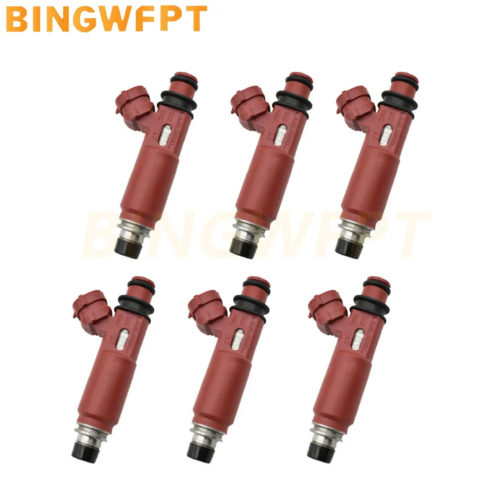 

6X Топливная форсунка 195500-3970 1955003970 MD357267 для Mitsubishi Montero 3.5L V6 2001-2002