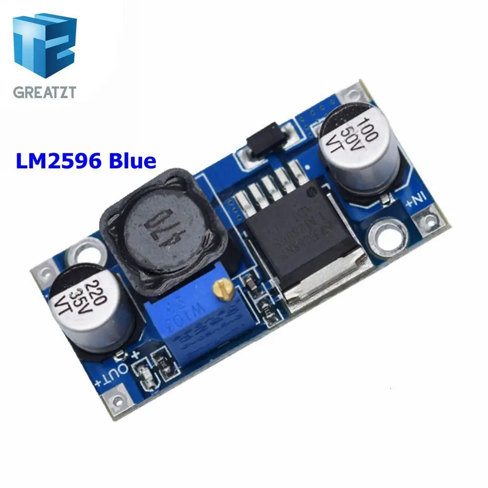 Высокое качество 3A Регулируемый DC-DC LM2596 LM2596S вход 4 V-35 V Выход 1,23 V-30 В постоянного тока dc понижающий Питание Регулятор модуль