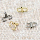 Металлическая пряжка для сумки, Регулируемая металлическая пряжка, зажим для сумки, цепочка для сумки, длина ремешка, укороченная сумка через плечо, аксессуары для сумок своими руками