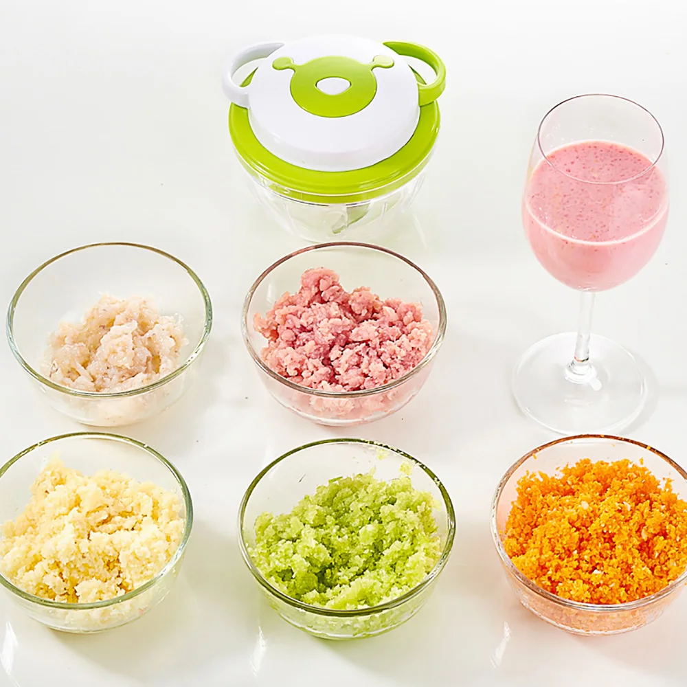 Мини ручная мясорубка мини измельчитель дизайн потяните веревку Чеснока Резак