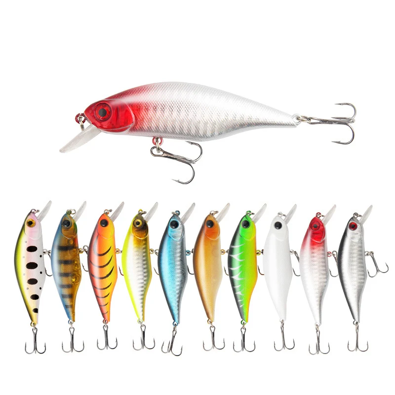 

1Pcs Floating Fishing Lures Minnow Hard Bait85mm 11g Artificial Bait Wobbler Jig Bait Crankbait Pesca Fishing Tackle SwimBait
