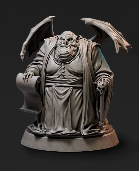 

75mm Resin Model Kits Orc The Wizard Figure Unpainted No Color RW-511