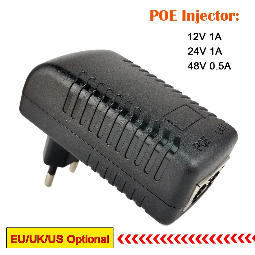 Блок питания PoE 12 В 1 А 24 48 0 5 А|Коробки передач и кабели| |