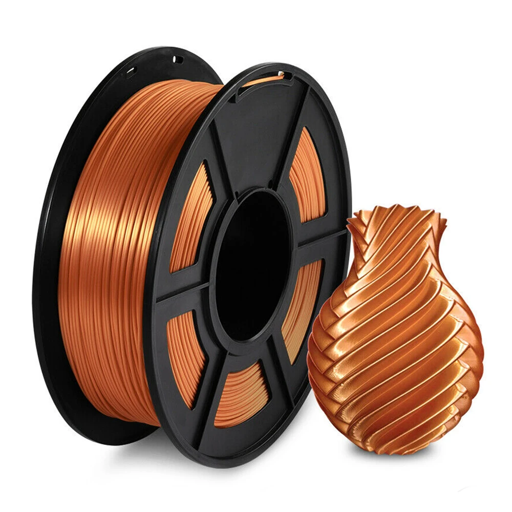 

3D Printer Filament 1.75mm 1KG No Tangles No Bubbles Silk PLA Filament for School Home Showroom Office Electronics Fields