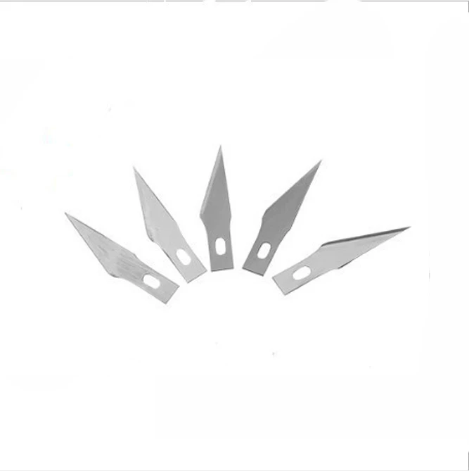 5pcs blade Резной нож-карандаш ручной работы по дереву резьба по бумаге резная бумага ленточная маркировка нож фото бумажный нож - Цвет: 5pcs blade