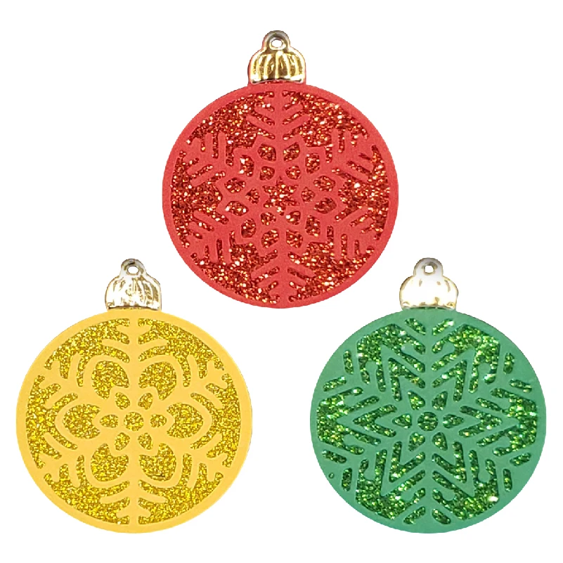 

4pcs Light bulb and snowflakes Christmas 2021 New metal cutting mold scrapbook card paper craft embossing photo album template