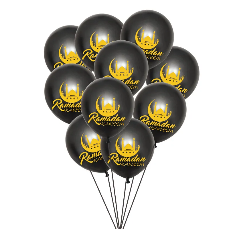Chicinlife 10 шт. 12 дюймов Рамадан кареем латексные шары Eid украшение Мубарак конфетти