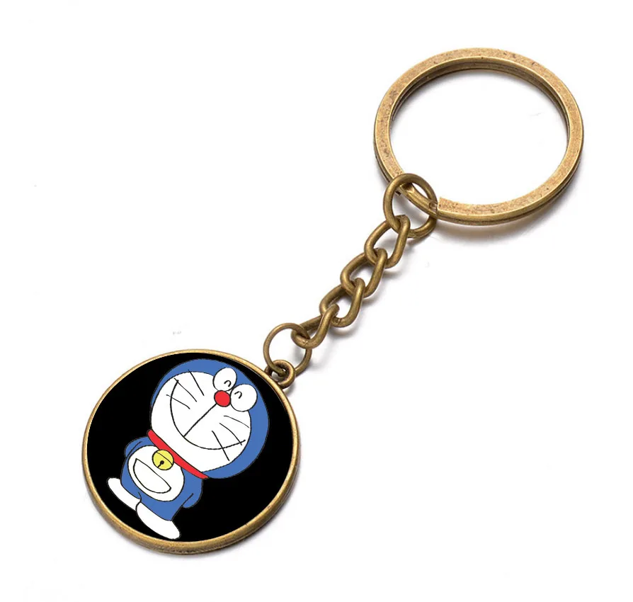 

Брелок В Стиле Аниме Doraemon, бронзовый, серебристый, черный цвет, брелок с подвесной сумкой-цепочкой, подвесной брелок для детей, мальчиков, девочек, детей, подвеска