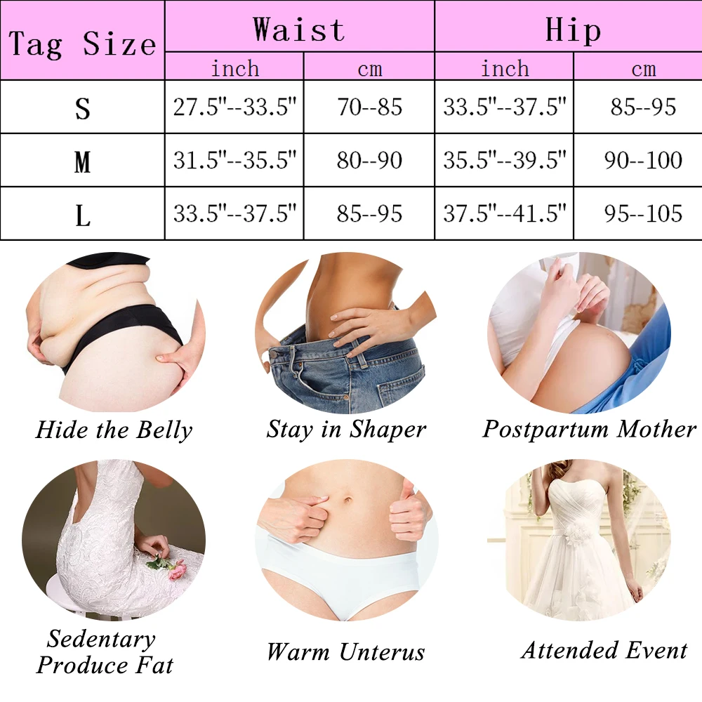 KIWIRATA Средняя/Высокая талия стринги Корректирующее белье для тела подтягивающее