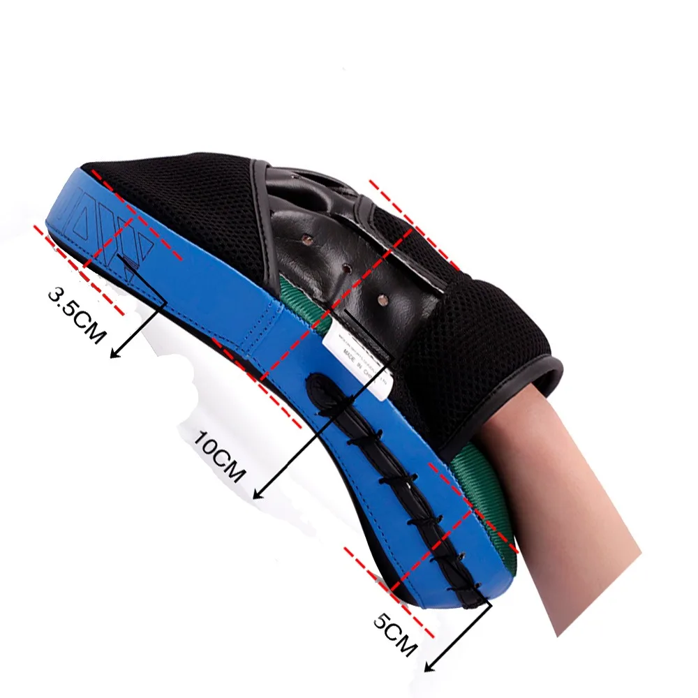 

High Quality thickening Sanda foot taekwondo training MMA boxing Hand target Supplies feet to baffle boxe fitness equipment Blue
