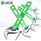 LAOA Портативный Ключ большой разводной гаечный ключ 6 дюймов 8 дюймов 10 дюймов 12 дюймов гаечный ключ инструменты ousehold инструмент для обслуживания