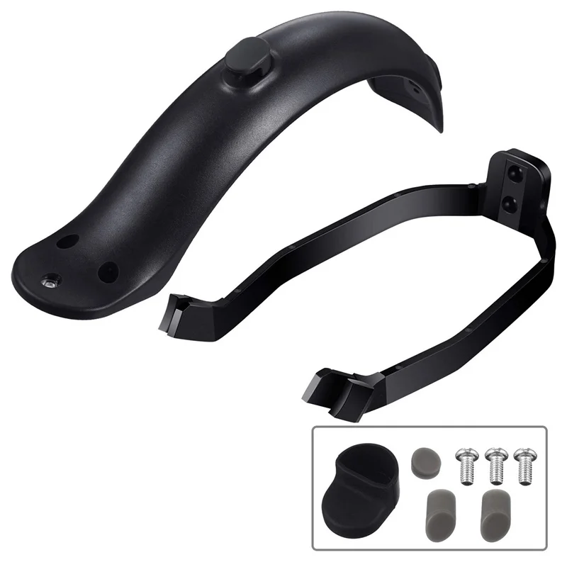 

Rear Mudguard and Bracket Replacement Accessory for Xiaomi M365/M365 Pro Scooter with Screws and Screw Caps