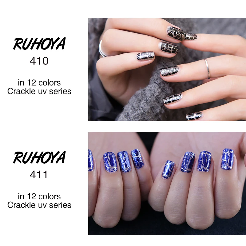 Ruhoya лак для ногтей Полупостоянный гель удаляющийся замачиванием Дизайн макияж |