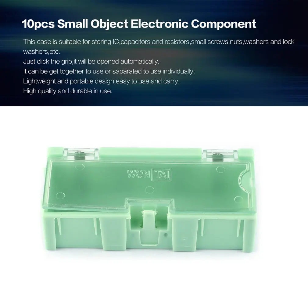 10 шт. небольшой инструмент винт объект электронных компонентов коробка для