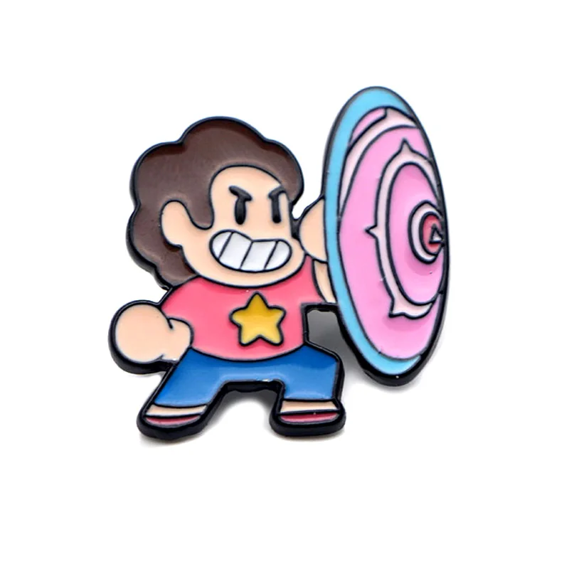 P3069 Dongmanli Steven Universe металлические эмалированные булавки и броши для женщин и мужчин нагрудные булавки рюкзак сумки шляпа значок подарки для детей