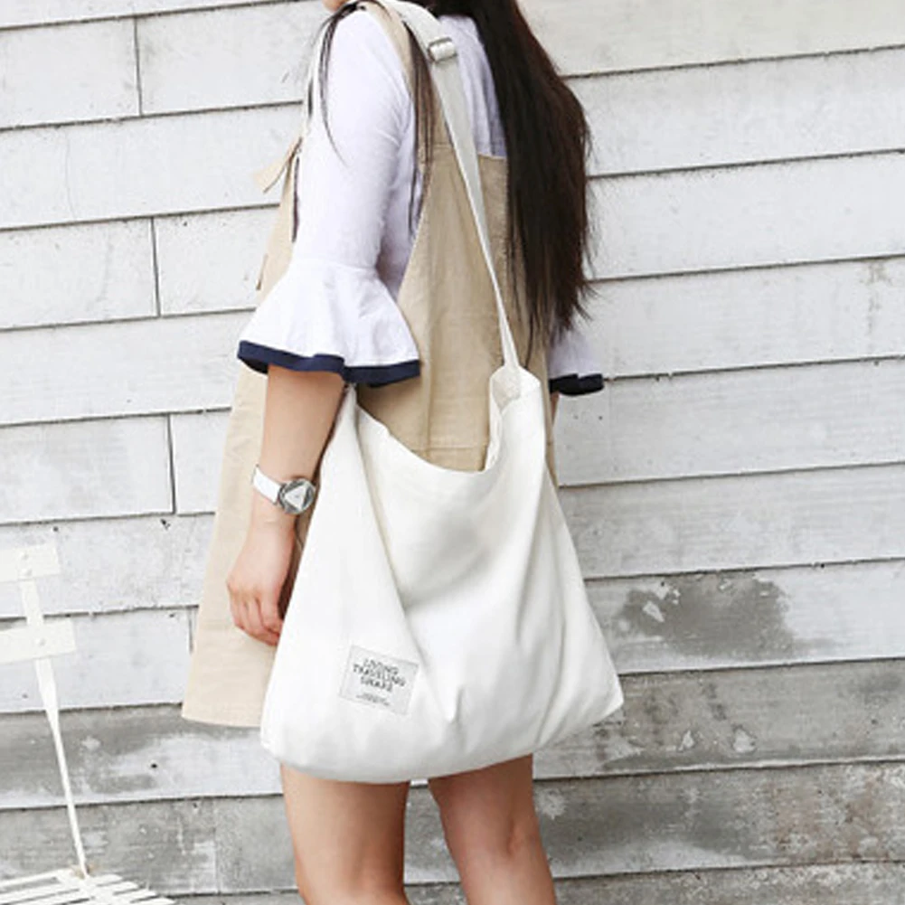 

Fashion Daily Canvas Casual Wear Resistant Large Capacity Practical Crossbody Lightweight Single Shoulder Women Bag Vintage